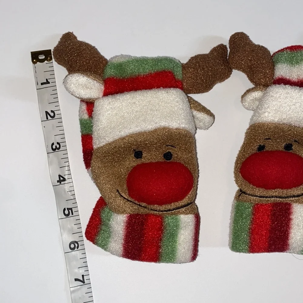 Adorable Christmas Reindeer infant/toddler mittens